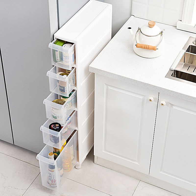 Khe tủ rộng 14cm ngăn kéo lưu trữ phòng ngủ tắm nhà bếp lạnh vệ sinh bên khoảng cách kệ