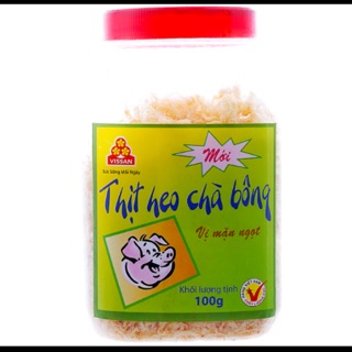 Chà bông thịt heo Vissan vị mặn ngọt hũ 100g/ 200g