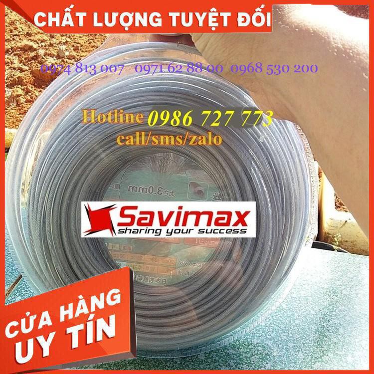 Cước cắt cỏ, Cước lõi thép cắt cỏ, Cuộn cước cắt cỏ có cáp chịu lực đường kính 3.0 mm hàng Nhật Giá cực Rẻ