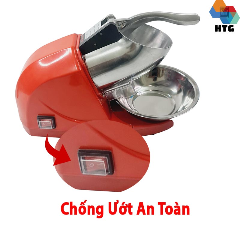 Máy bào đá tuyết IC-203, xay mịn, phiên bản nâng cấp 3 lưỡi, công suất 500W mạnh mẽ, motor dây đồng nguyên chất