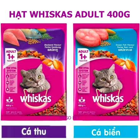 Gói Nhỏ Hạt Me-O Whiskas Thức Ăn Cho Mèo