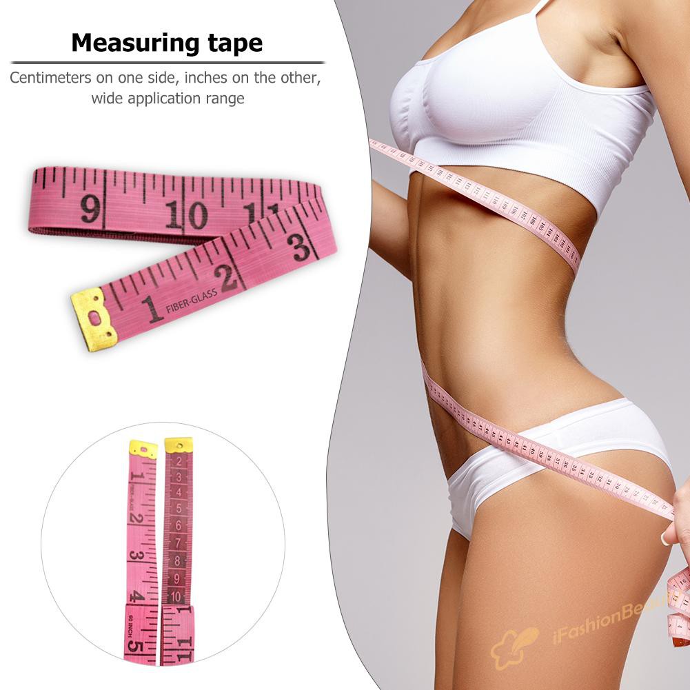 【New】1.5m Body Measuring Ruler Sewing Tailor Tape Measure Mini Soft Flat Ruler