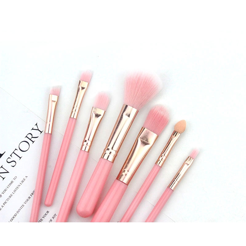 [Hàng mới về] Set 7 Cọ Trang Điểm Đa Năng Cho Mặt / Mắt / Má Hồng Tiện Dụng