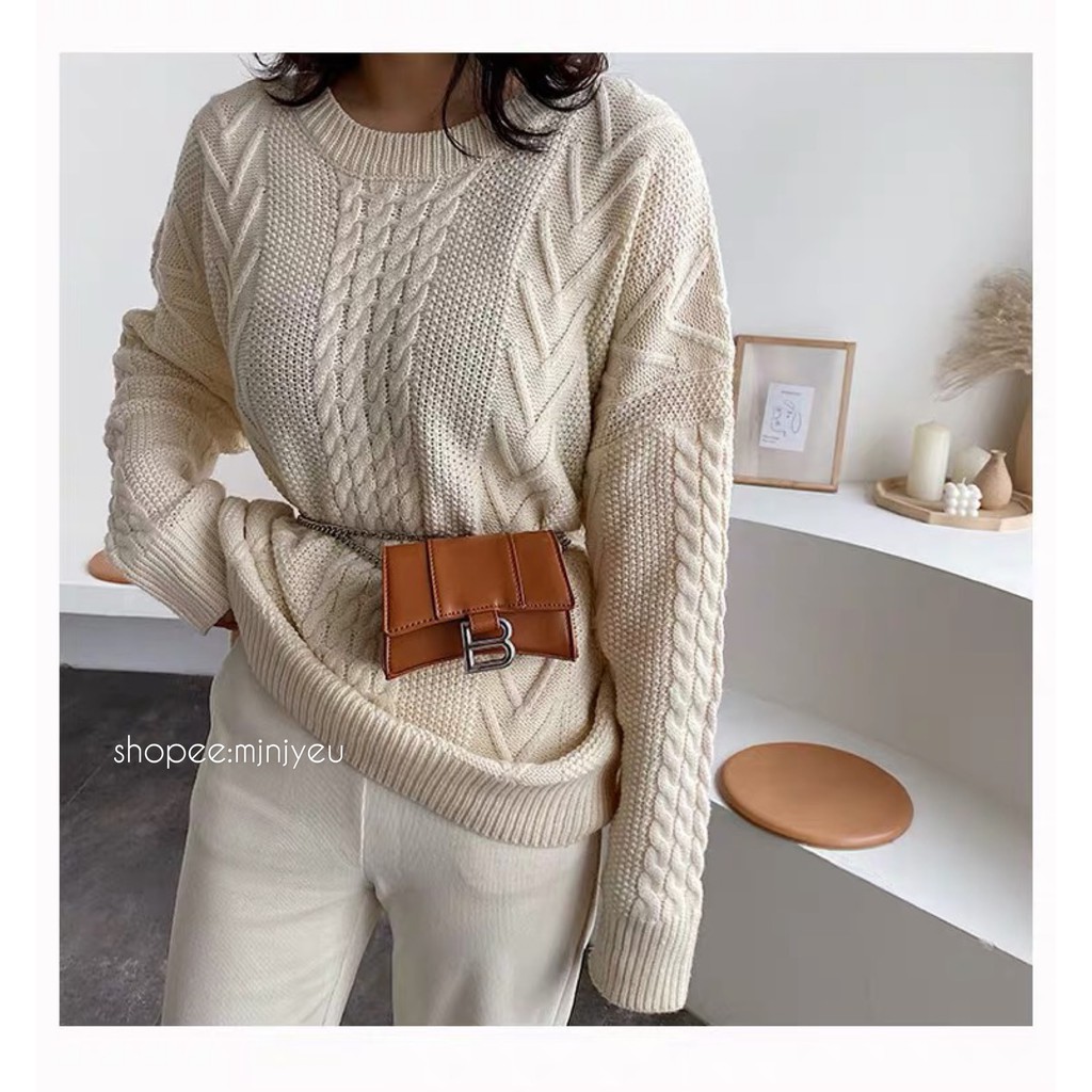 [Xã Hàng][Mang 2 Kiểu, Có Thể Đeo Bụng] Túi Đeo Chéo Mini Chữ B Phong Cách Hàn Quốc Xịn Sò 2020 | BigBuy360 - bigbuy360.vn