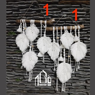 Macrame treo cửa chiếc lá xinh lung linh