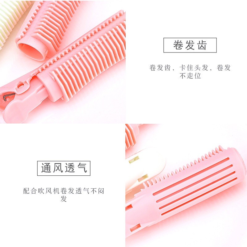 Set 3 kẹp uốn phồng chân tóc Hàn quốc màu pastel dễ thương