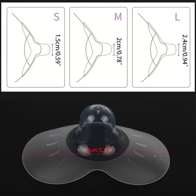Bộ 2 Núm Ti Giả Bằng Silicone Cho Mẹ Bỉm Sữa
