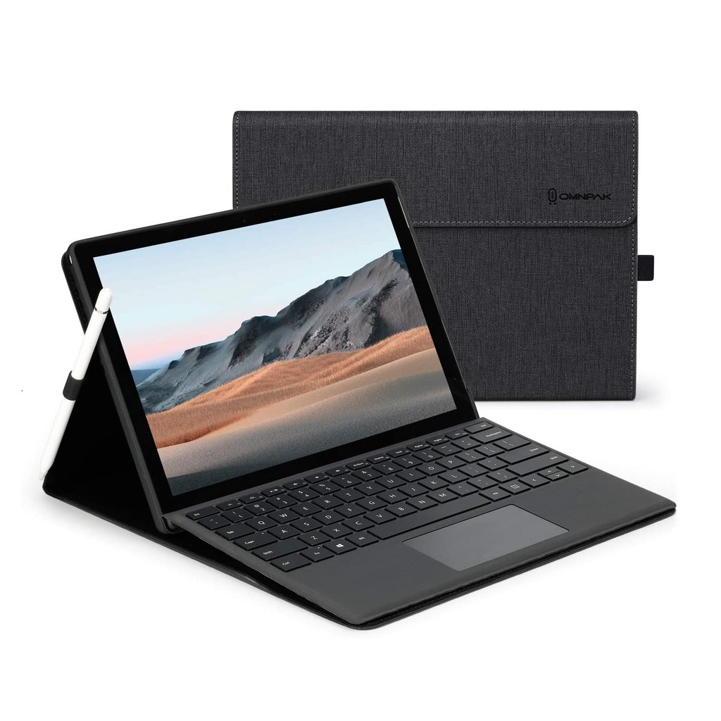 Vỏ cho Microsoft Surface Pro 6 / 5 /4 Máy tính bảng 12,3 inch Nhiều góc xem Danh mục đầu tư Loại kinh doanh Bàn phím bìa