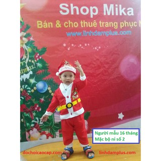 Bộ đồ Noel cho bé trai - chất nỉ số 2