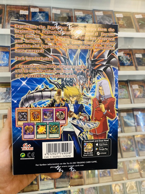 Hộp Bài Sưu Tập YugiOh! Legendary Duelists: Season 1 - Chính Hãng Konami - Nhập Khẩu từ Anh