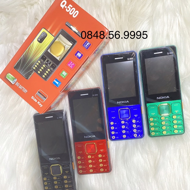 ĐIỆN THOẠI GIÁ RẺ - NOKIA Q500 - 2 sim pin khủng, dành cho người già