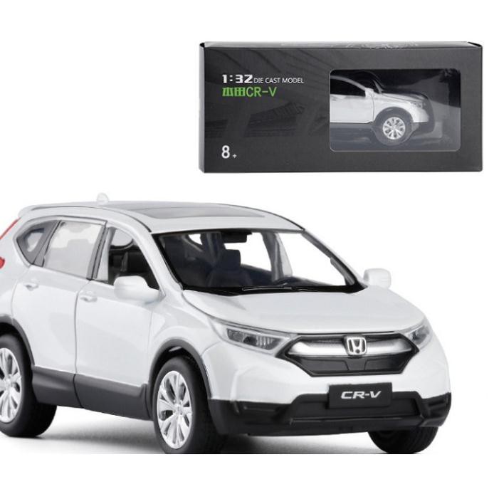 Xe mô hình ô tô Honda CRV tỉ lệ 1:36 xe bằng sắt có âm thanh và đèn hàng Quảng Châu