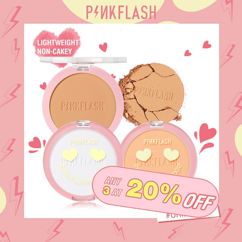 [Hàng mới về] Phấn Phủ Dạng Nén PINKFLASH Hỗ Trợ Kiềm Dầu Lâu Trôi 8 Giờ | BigBuy360 - bigbuy360.vn