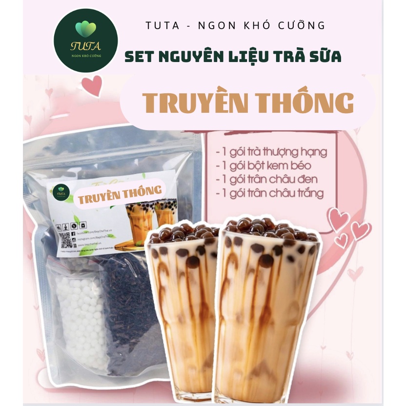Set Nguyên Liệu Trà Sữa Truyền Thống