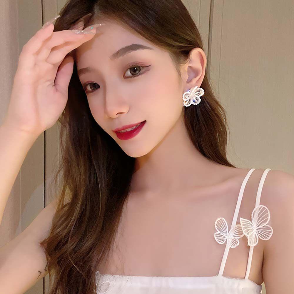 Vanes1 Bông Tai Nữ Hoang Dã Ngọt Ngào Hợp Kim|Khuyên Tai Đinh Tán Thiết Kế Đơn Giản Cá Tính