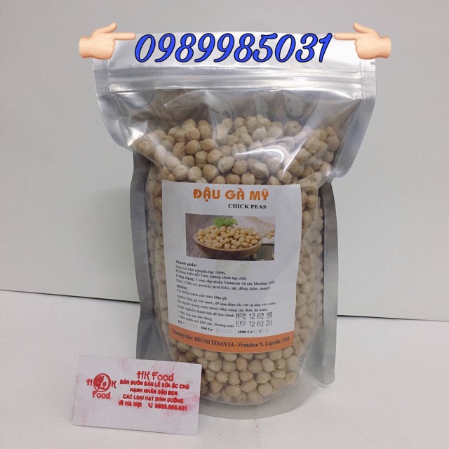 500g Hạt Đậu gà Mỹ