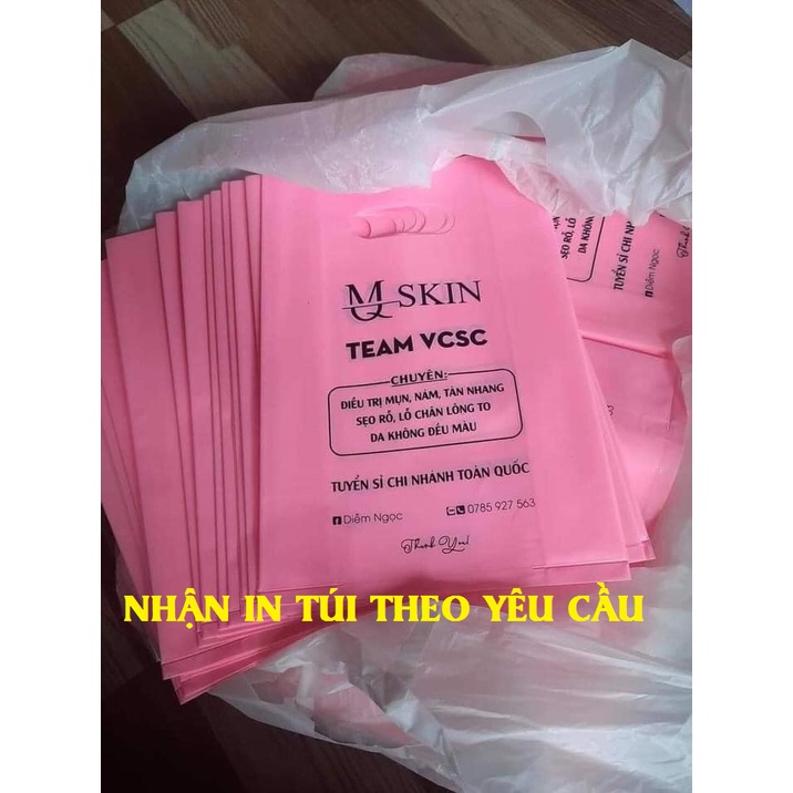 Túi nilon PE các màu sử dụng để chứa áo quần , mỹ phẩm . Có nhận in túi nilon theo yêu cầu, in bao bì
