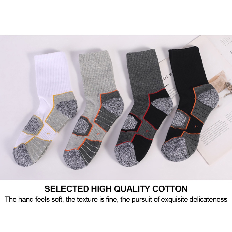 Đôi Vớ Thể Thao Dày Dặn Thấm Hút Mồ Hôi Thoải Mái Dành Cho Nam Nữ