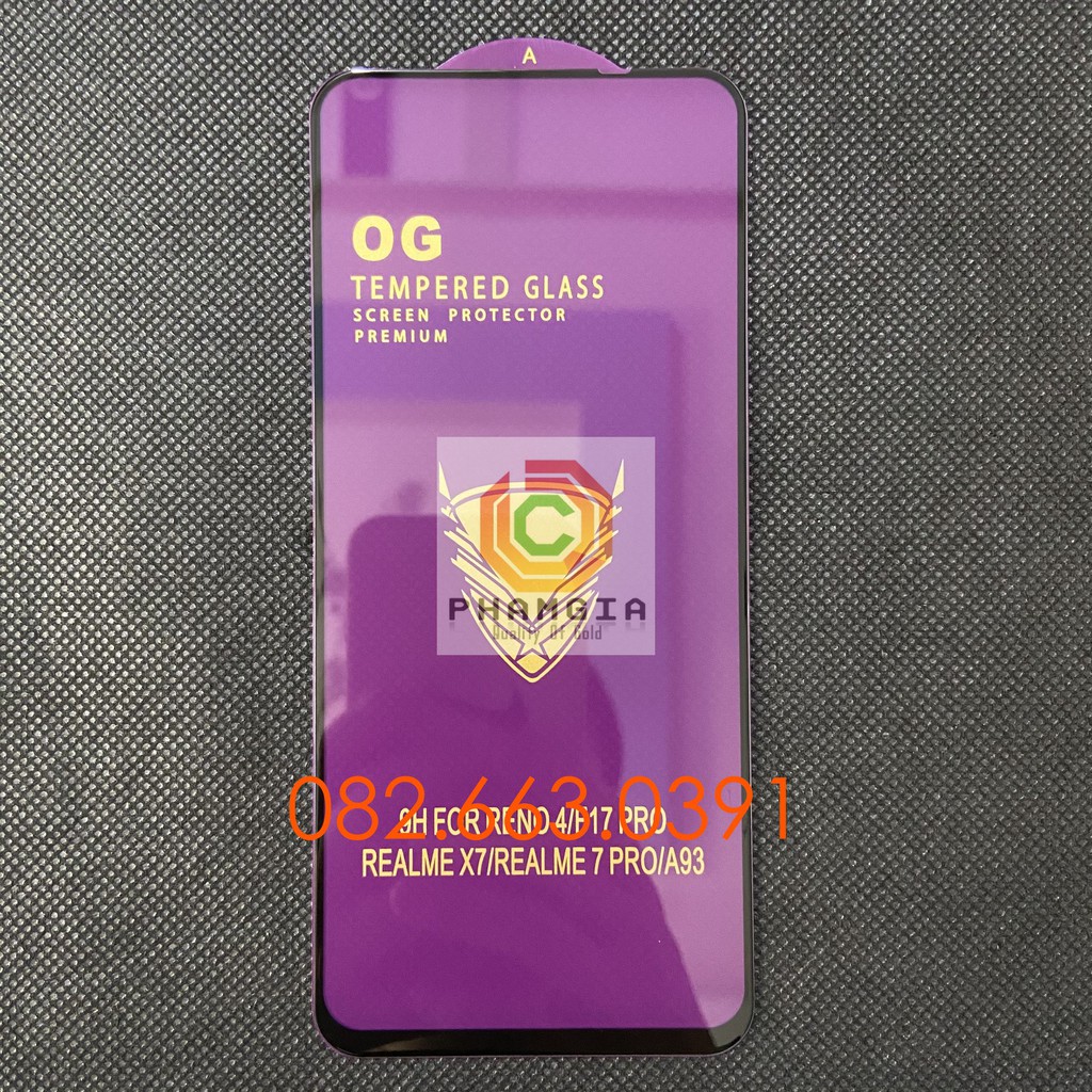 Kính cường lực Oppo Reno 4 full màn hình hiệu OG chuẩn xịn