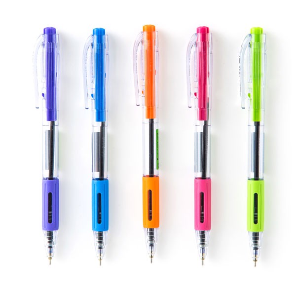 🍓Bút bi Quantum 007 Hitz - 0.7mm  - Thân bút nhiều màu sắc giao ngẫu nhiên