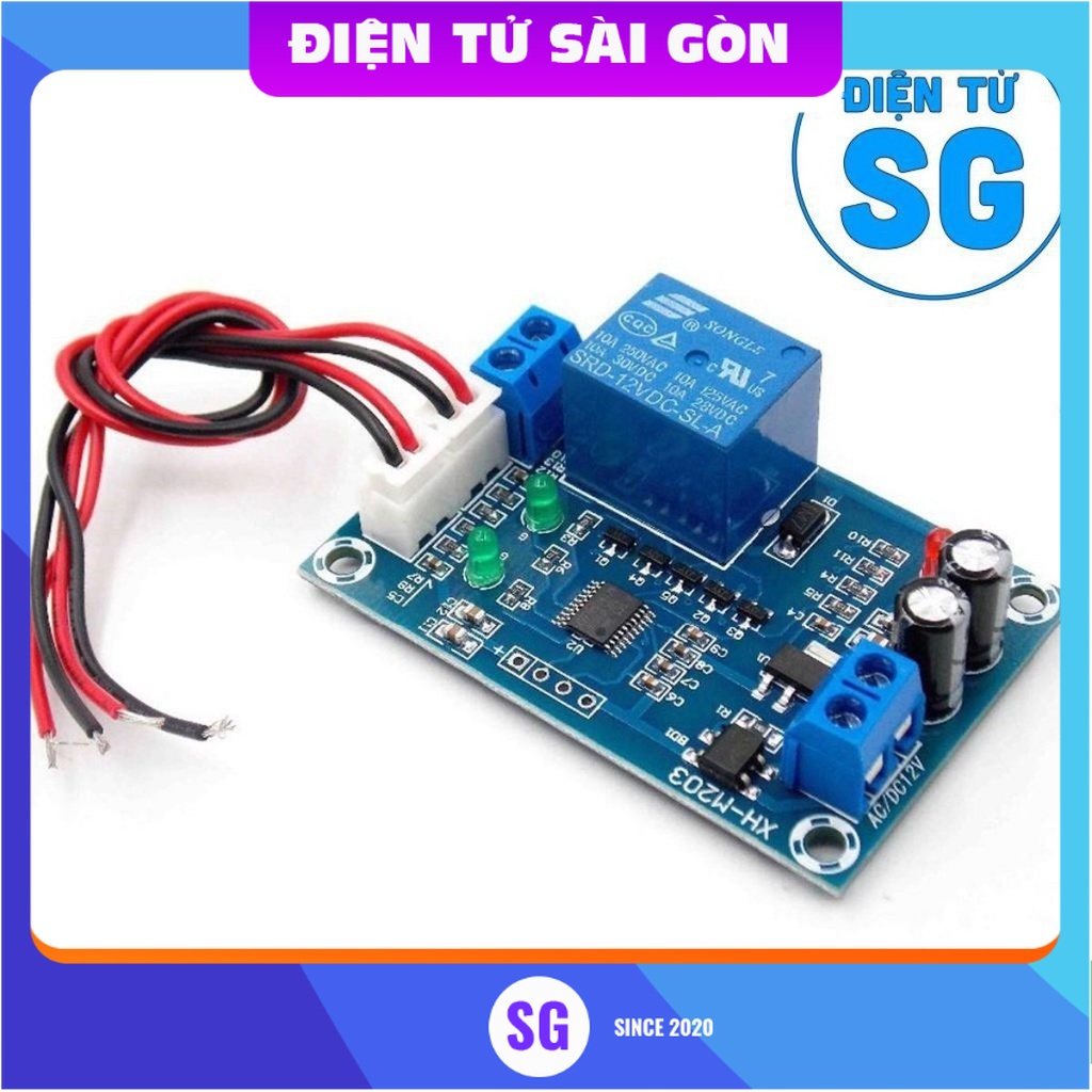 Mạch bật tắt máy bơm theo mực nước - DDIN
