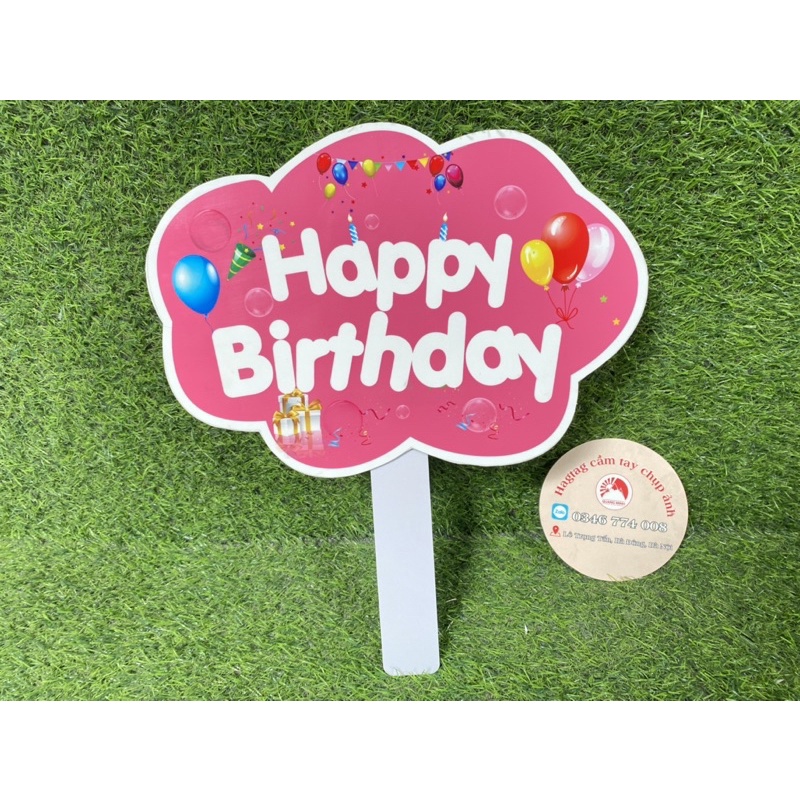 Hagtag cầm tay sinh nhật ,biển tên trang trí sinh nhật, tiệc tùng