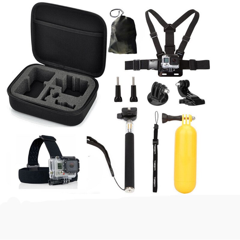 Bộ Phụ Kiện 10 Trong 1 Cho Camera Hành Trình AKASO EK7000 Pro/Brave 4/ V50 Pro/Gopro Hero 9 8 7 6 5 4 3 | BigBuy360 - bigbuy360.vn
