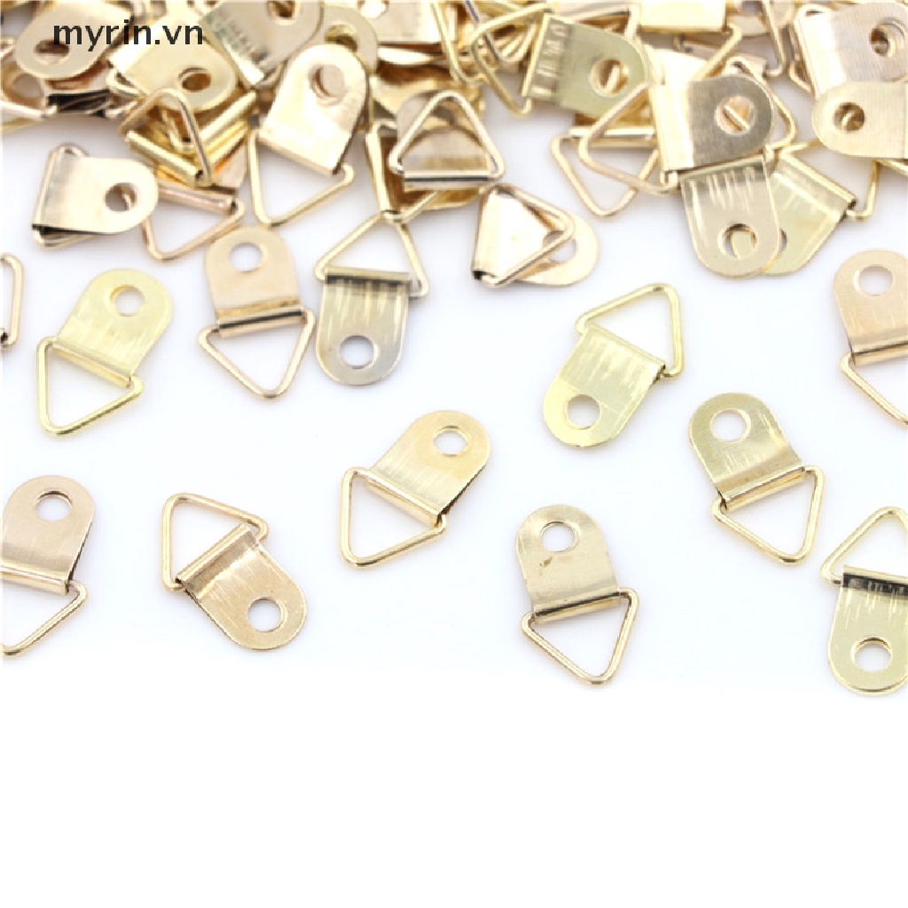 Bộ 100 Móc Treo Khung Ảnh Hình Chữ D Mini 10x20mm