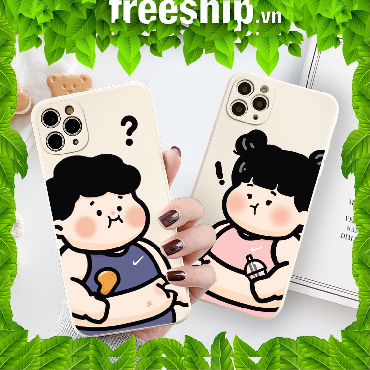 Ốp lưng iphone cạnh vuông ốp iphone fat couple 6/6plus/6s/6splus/7/7plus/8/8plus/x/xr/xs/11/12/pro/max/plus/promax E93