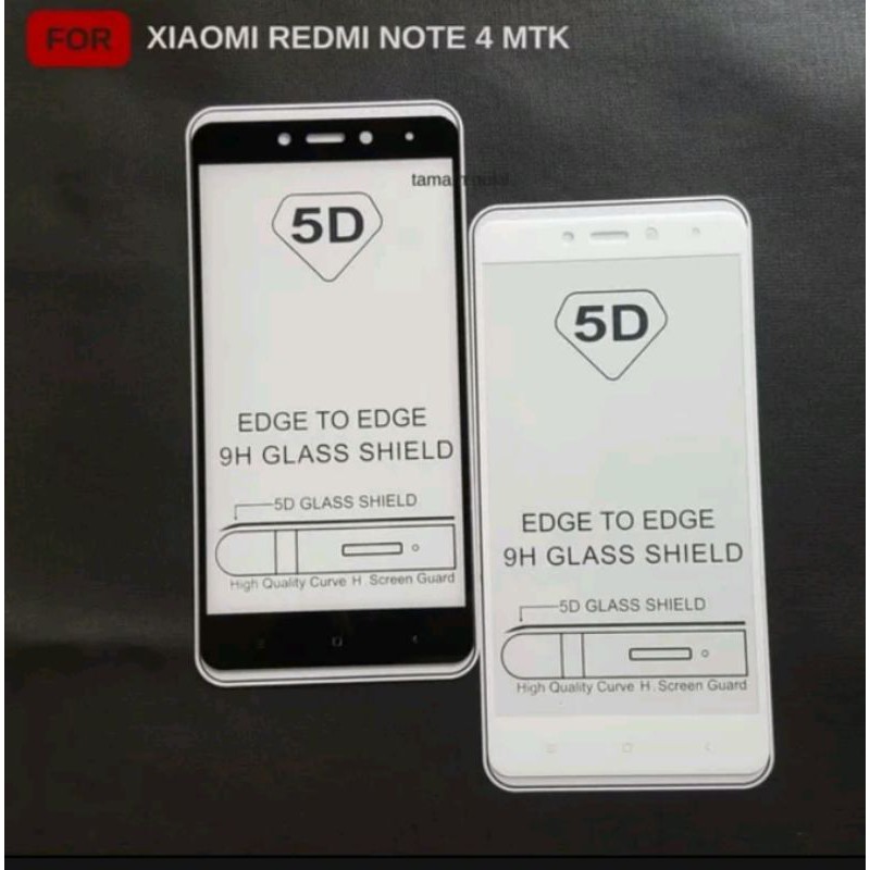 Kính Cường Lực 9d - Sc Bảo Vệ Màn Hình Cho Xiaomi Redmi Note 4 Note 4x Mediatek