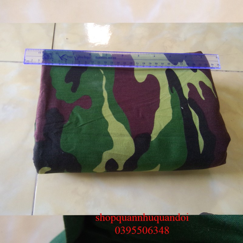 Vỏ chăn, mền màu xanh  rằn ri cao cấp