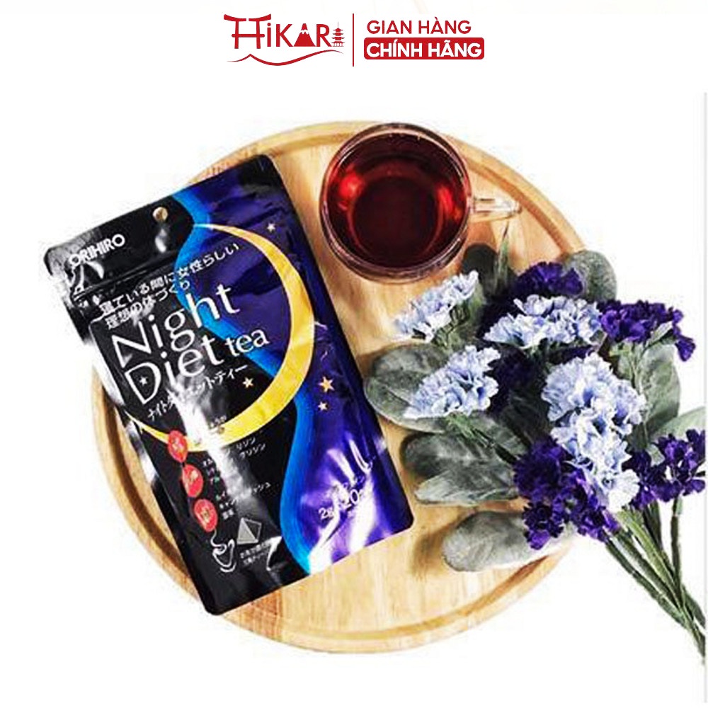 Trà giảm cân đêm Night Diet Tea Orihiro Nhật Bản 20 gói/túi và 24 gói/túi