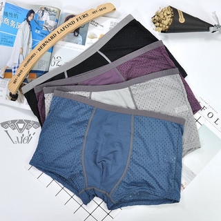 Combo hộp 4 sịp đùi nam - quần lót nam Menly cao cấp thông hơi xuất Nhật