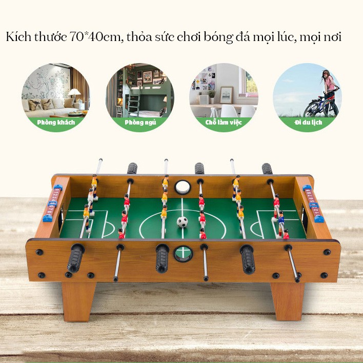 Bàn bi lắc bóng đá 69x37x65cm Table Top Football TTF-69CC
