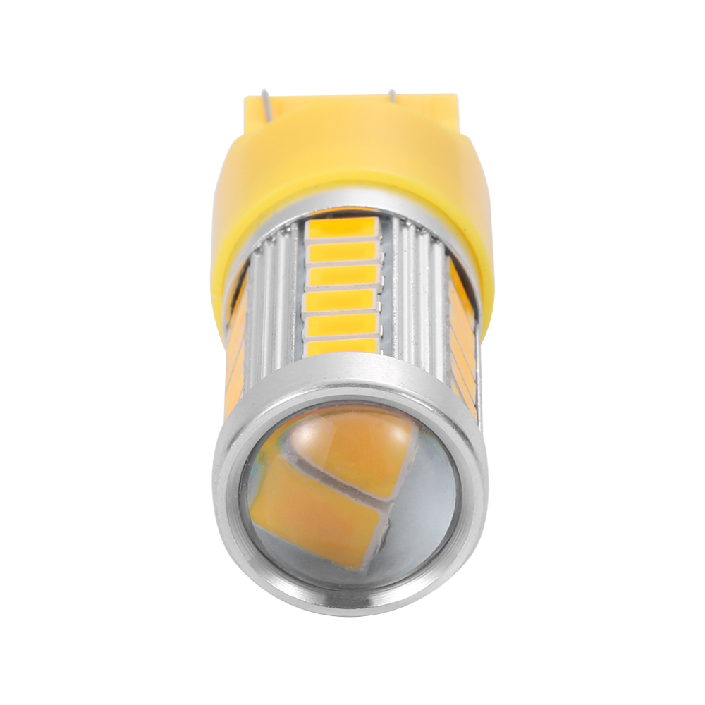 Bóng Đèn LED Phanh Xe Ánh Sáng Vàng 33SMD 5730 T20 W21/5W 7443