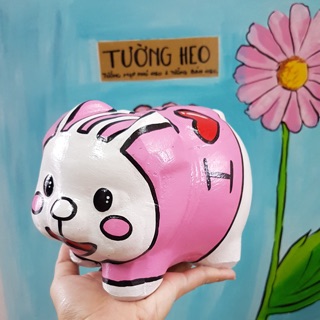 Heo đất handmade - thỏ Cony