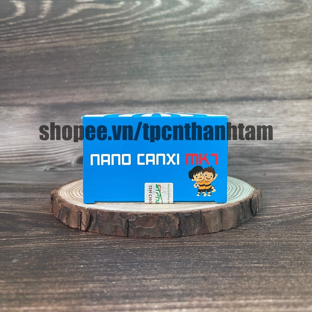 Siro cho bé Herovit Nano Canxi bổ sung vitamin d3 và k2 hỗ phát triển chiều cao, giảm còi xương - Hộp  20 gói
