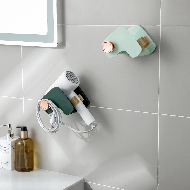 Giá Treo Máy Sấy Tóc Không Cần Khoan Lỗ Tiện Dụng Thiết Kế Sang Trọng