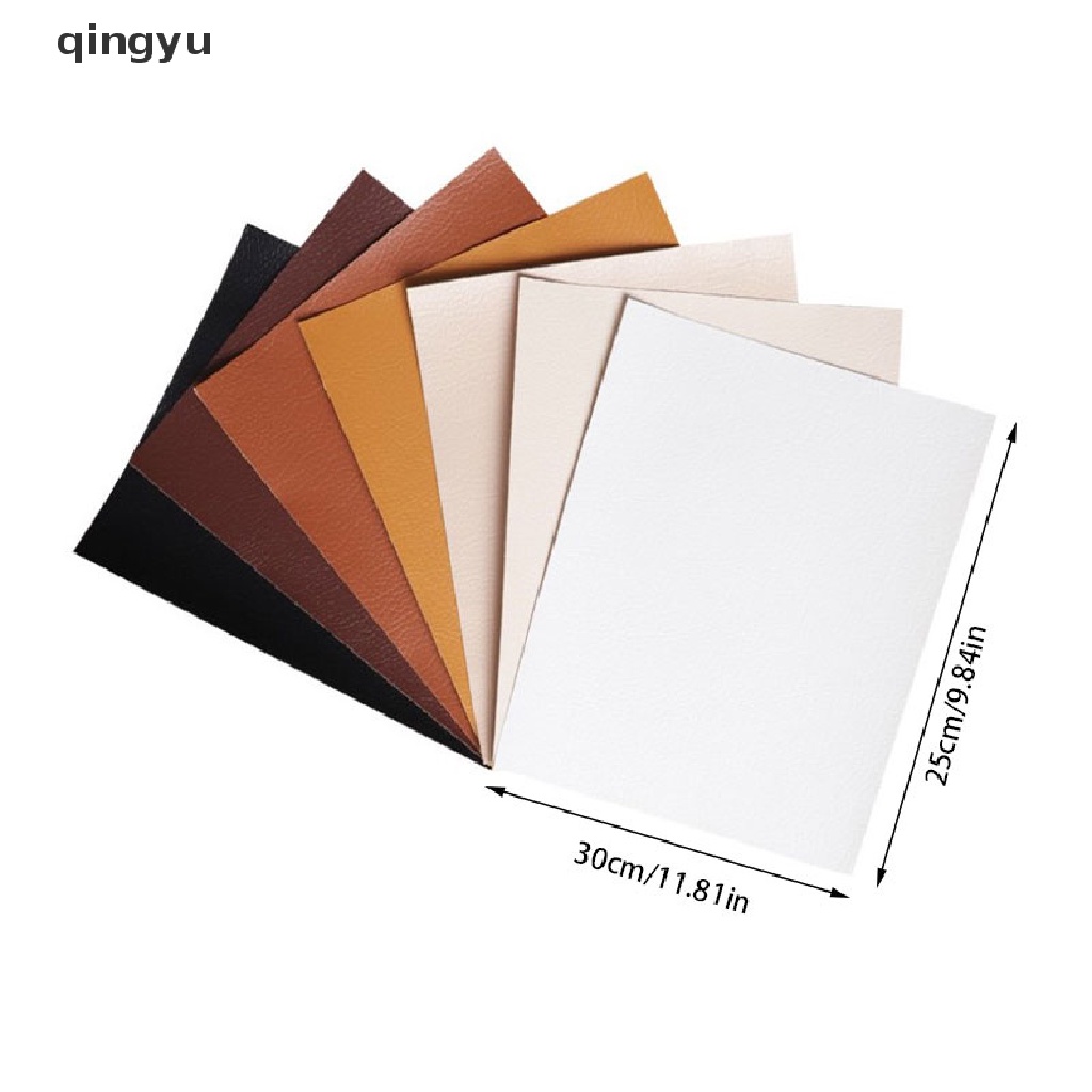 qingyu Leather Patch Self Adhesive Large Size Stick-on 25x30cm No Ironing Sofa Repair PLI