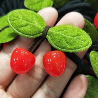 PKT812024 - Sỉ 10 buộc tóc quả cherry thanh lịch