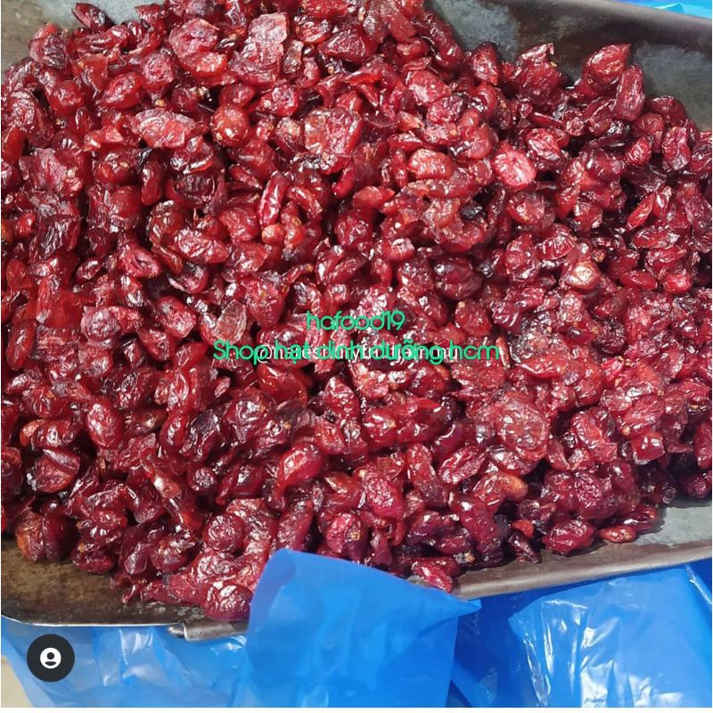 Nam việt quất sấy không đường Cranberry hafood 100gr