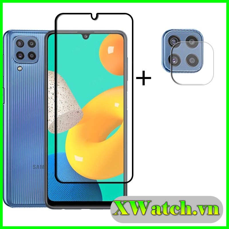 Cường lực 9D Full màn Samsung Galaxy M32 M12 A22 , cường lực dẻo camera M32 M12 A22