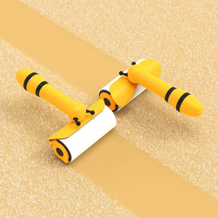 Cây lăn bụi giường, chăn màn, quần áo, lăn lông thú cưng, có lõi thay thế Honey Bee cute