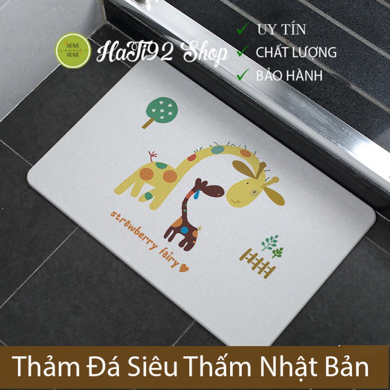 Thảm đá, thảm chân siêu thấm hút Nhật Bản, thảm đá hàng loại 1