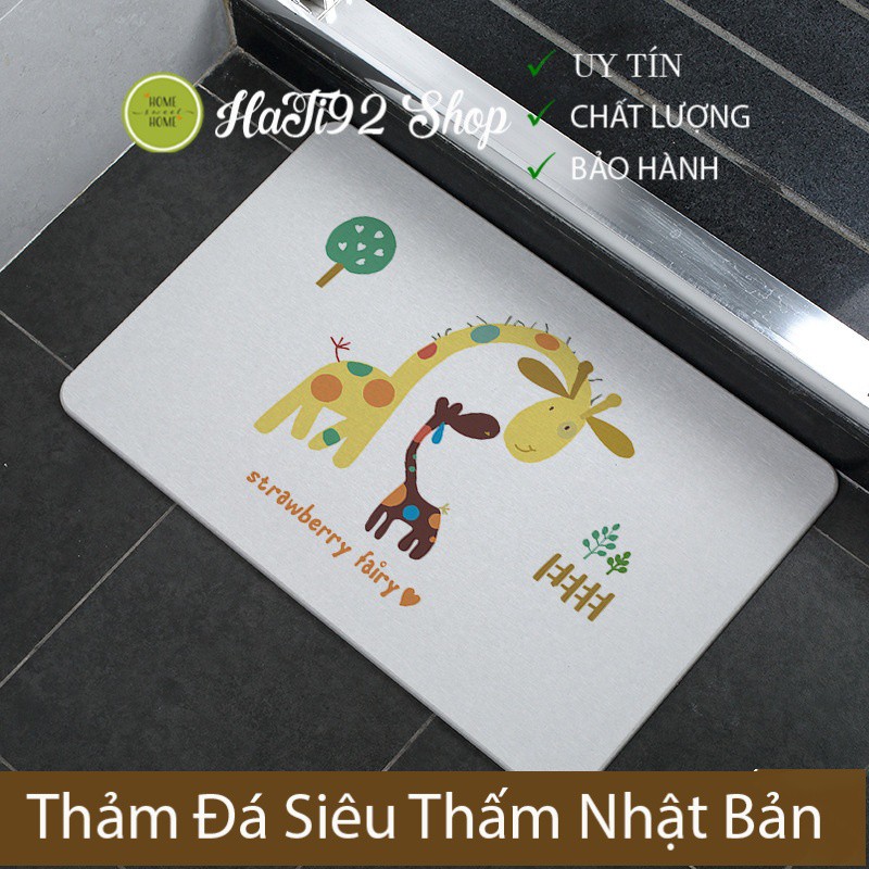 [RẺ, NGON] Thảm đá, thảm chân siêu thấm hút Nhật Bản