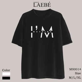 Áo phông in chữ i'm - áo thun nam nữ oversize , unisex cotton / ms0014