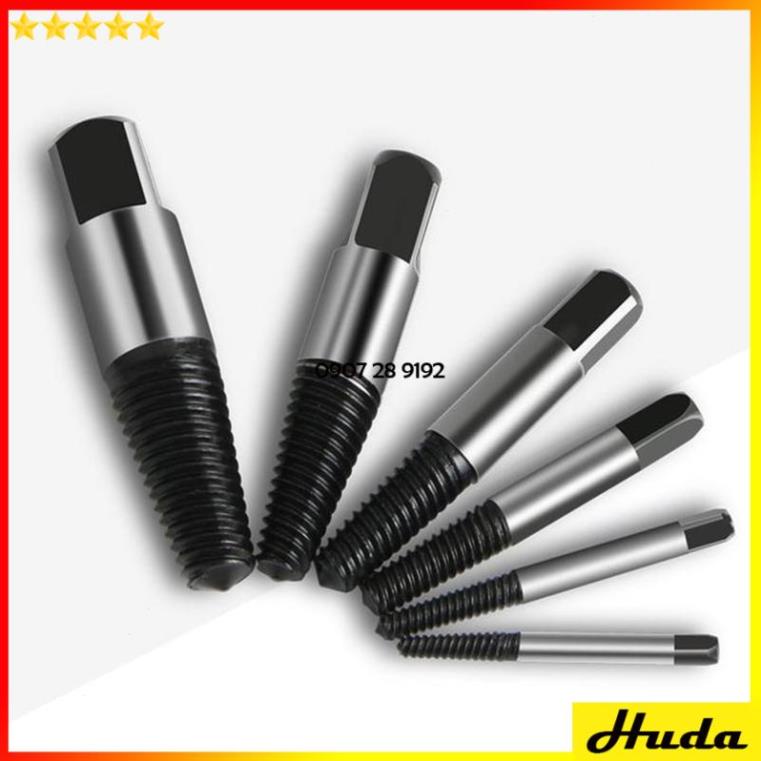 Bộ Đầu Tháo Ốc Gãy ❤️FREESHIP❤️ Tháo Vít Toét Đầu Dụng Cụ Vặn Lấy Ốc Vít Gãy 5-8 Món