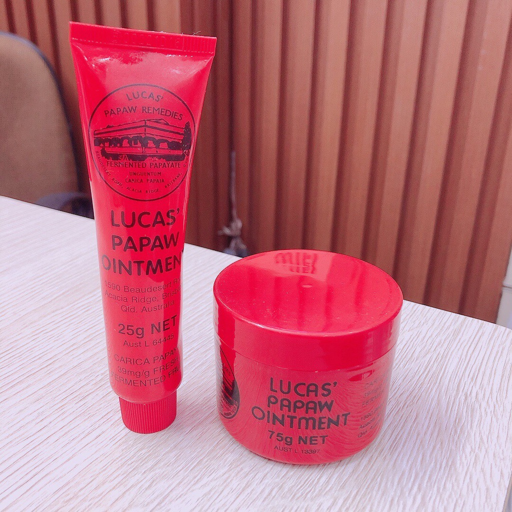 Kem đu đủ đa năng bôi ngoài da Lucas Úc (25g) giúp mờ sẹo, chàm, nẻ cho mọi lứa tuổi