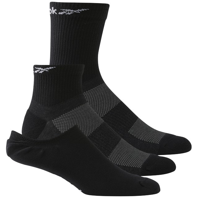Bộ 3 Đôi Vớ Thể Thao Unisex Reebok Active Foundation Ankle Sock 3Pack GH0404