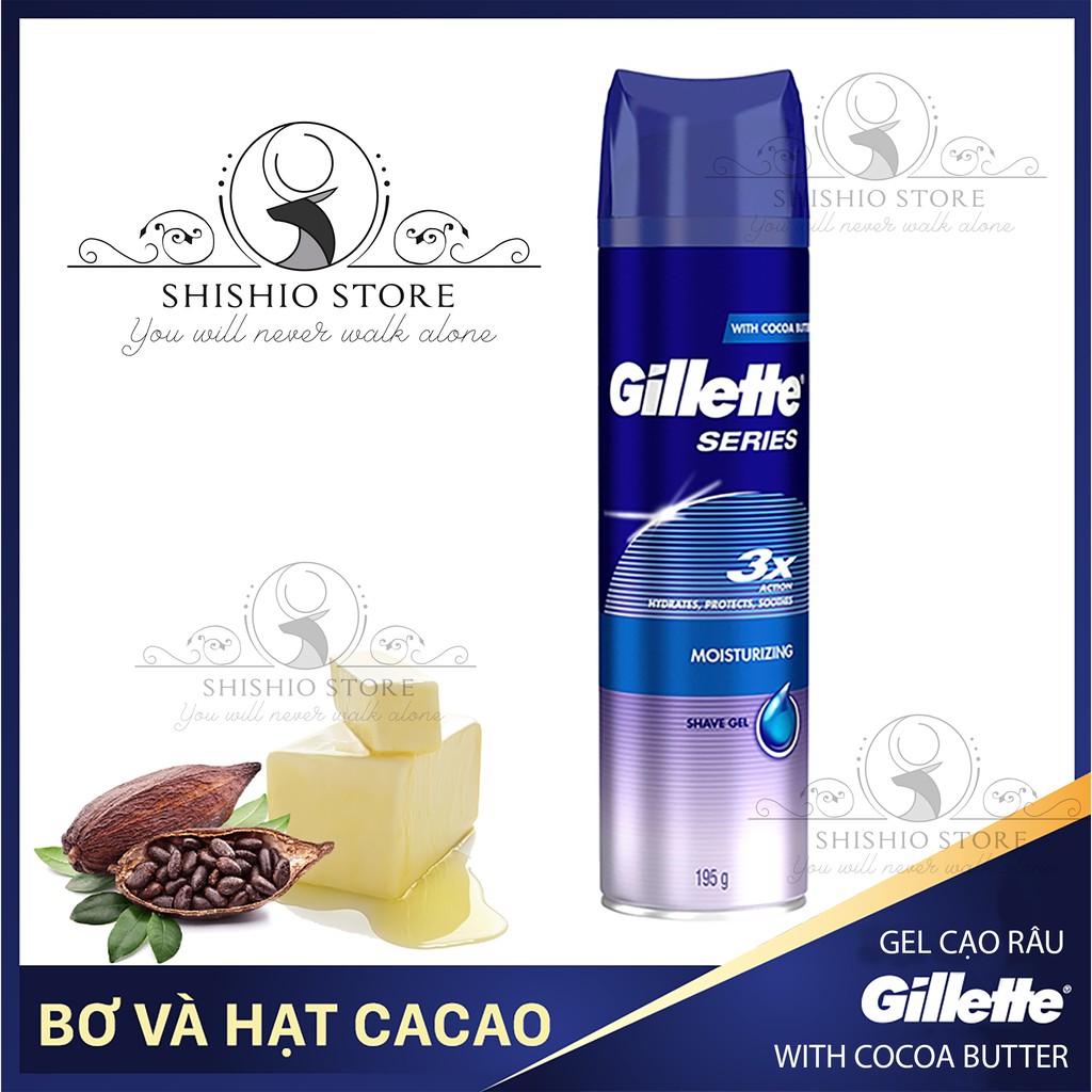 Gel cạo râu Gillette Series 195g